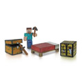 Action Figure Minecraft Survival Pack - Core Player Steve 8cm