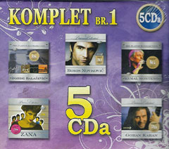 City Records komplet br. 1 - Đorđe Balašević, Boris Novković, Kemal Monteno, Zana, Goran Karan [box-set, cardboard packaging] (8x CD)