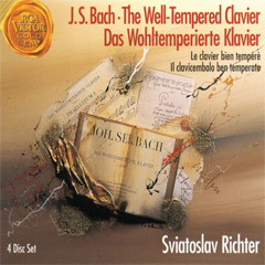 Sviatoslav Richter – J.S. Bach: The Well-Tempered Clavier / Das Wohltemperierte Klavier (4x CD)