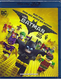 Лего Бетмен Филм 3Д [синхронизовано] (3Д Блу-раy + Блу-раy)