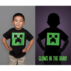 Kids T-shirt Minecraft - Glow In The Dark (7-8 years)-1