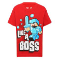 Kids T-shirt Minecraft - Like a Boss (7-8 years)