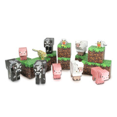 Papercraft Minecraft Figure Set - Animal Mobs-2