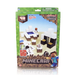 Papercraft Minecraft Figure Set - Snow-1
