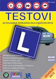 Плаво Л – Тестови за полагање возачког испита (PC CD)