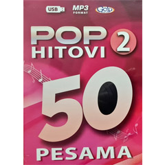 Pop Hits 2 - 50 songs - compilation (MP3 files on USB flash drive)