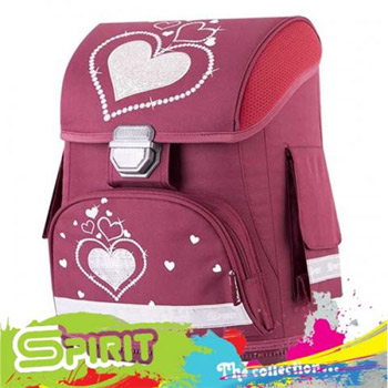 School Backpack TTS Hearts PL 14