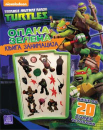 Teenage Mutant Ninja Turtles - Opaka zelena knjiga zanimacija [20+ tattoos] (book)