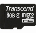 Transcend MicroSD 8GB kartica, bez adaptera, TS8GUSDC4