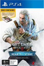 The Witcher 3 Wild Hunt - Hearts Of Stone [expansion, code in a box] (PS4)