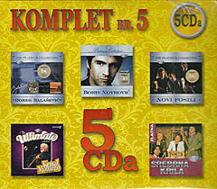 City Records komplet br. 5 - Đorđe Balašević, Boris Novković, Novi Fosili, Kemal Monteno, Srebrna Krila [box-set, cardboard packaging] (7x CD)