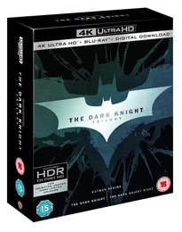 The Dark Knight Trilogy 4K UHD [box-set] (3x 4K UHD Blu-ray + 6x Blu-ray)