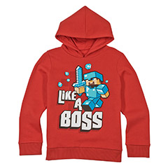 Kids Hoodie Minecraft - Like a Boss (7-8 years)