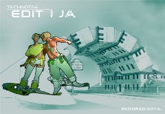 Technotise - postcard set Beograd 2074-2