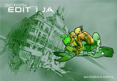 Technotise - postcard set Beograd 2074-3