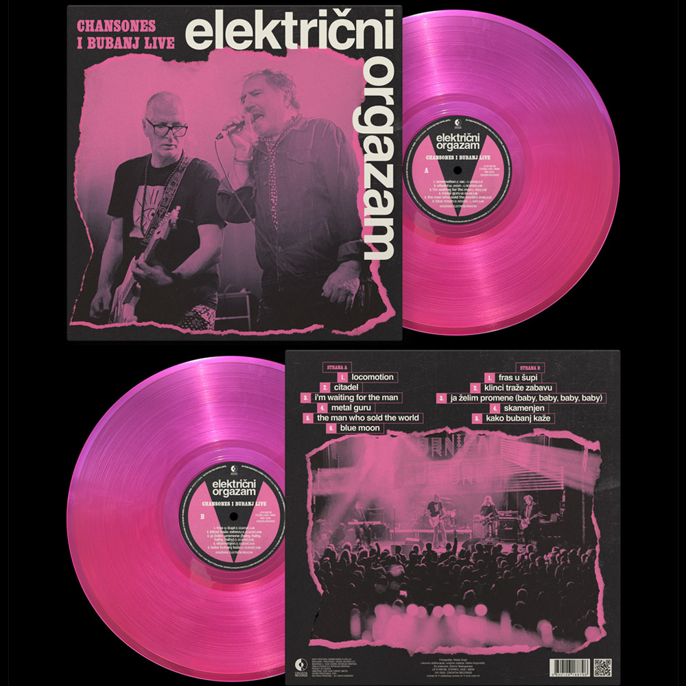 Električni Orgazam - Chansones i Bubanj Live [vinyl] (LP)-1