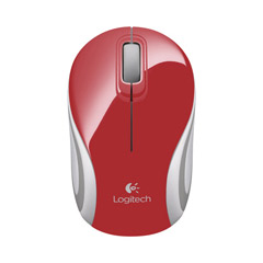 Logitech M187 Wireless Mini Mouse Red