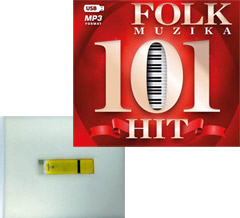 Folk music - 101 hit - compilation (MP3 files on USB flash drive)