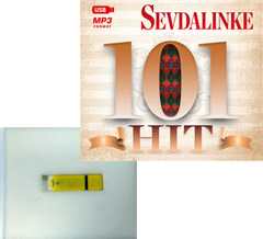 Sevdalinke - 101 hit - kompilacija (MP3 na USB flash drajvu)