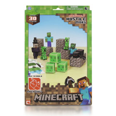 Papercraft Minecraft Figure Set - Hostile Mobs-1