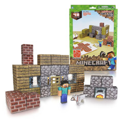 Papercraft Minecraft Figure Set - Shelter
