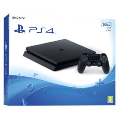 Console Playstation 4 Black Slim 500GB