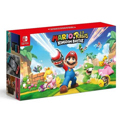 Console Nintendo Switch (Red and Blue Joy-Con) + Mario & Rabbids