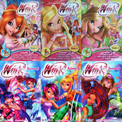 Winx Club - complete season 5, DVD 1-6 (6x DVD)