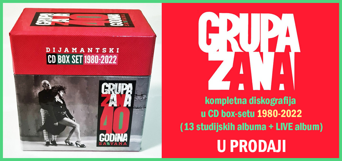 Grupa Zana - 40 godina sa vama - Dijamantski CD Box Set 1980-2022 (16x CD)