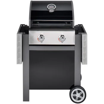 Jamie Oliver Home 2, roštilj na gas sa 2 gorionika, crni-1 Jamie Oliver Home 2, roštilj na gas sa 2 gorionika, crni-1